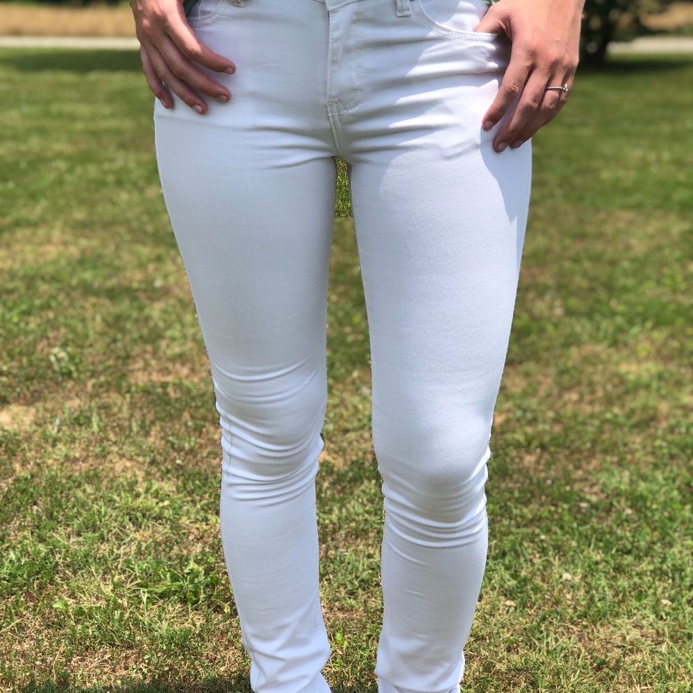 Layla White Skinny Jeans